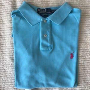 Pastel Blue Polo